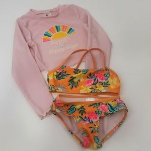 Art class 3 piece swim suit size 4/5